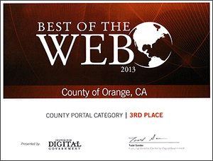 Best of the Web Award 2013